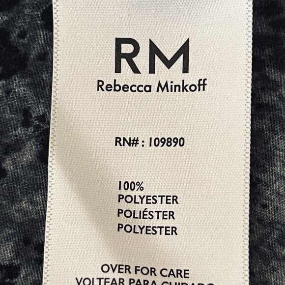 Rebecca Minkoff Women's Pull-on Satin Snake Print Black Lounge Pant Size 2X NWOT - Picture 6 of 10